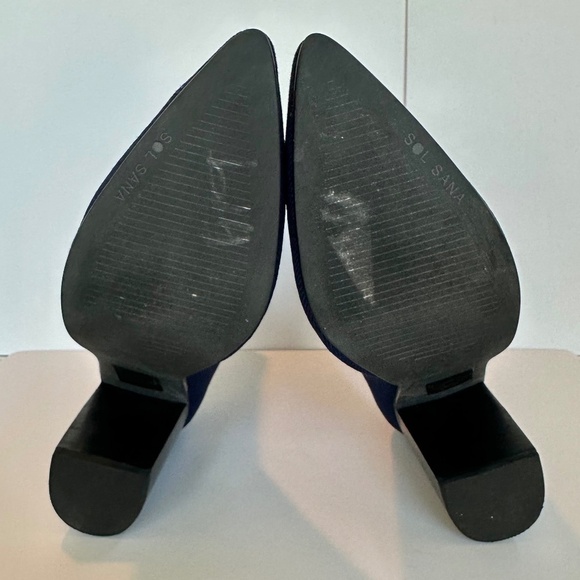 NEW Sol Sana Dannii Knit Stretch Boots in Blue - Picture 5 of 8